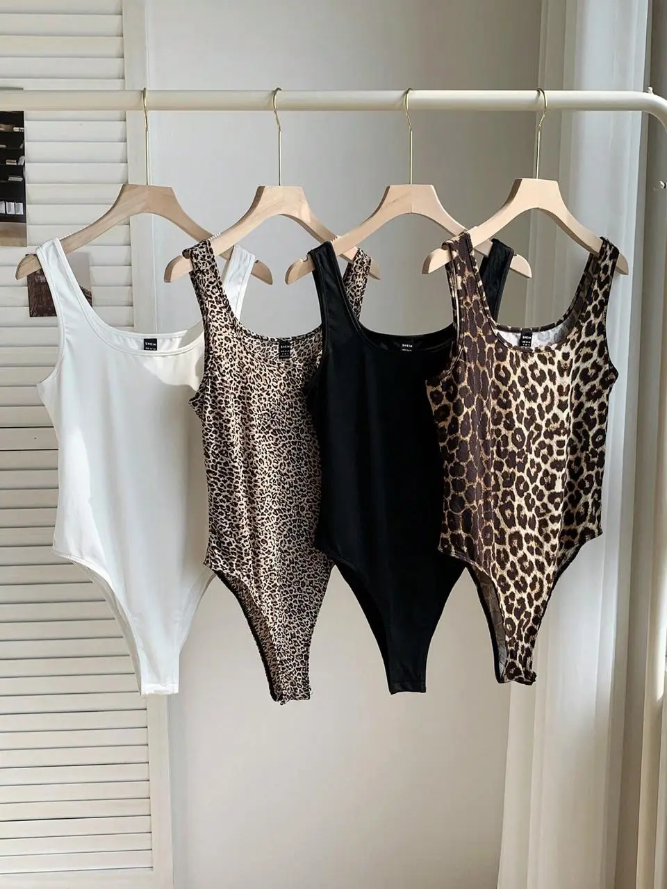 Comfortcana Bodysuit SHEIN