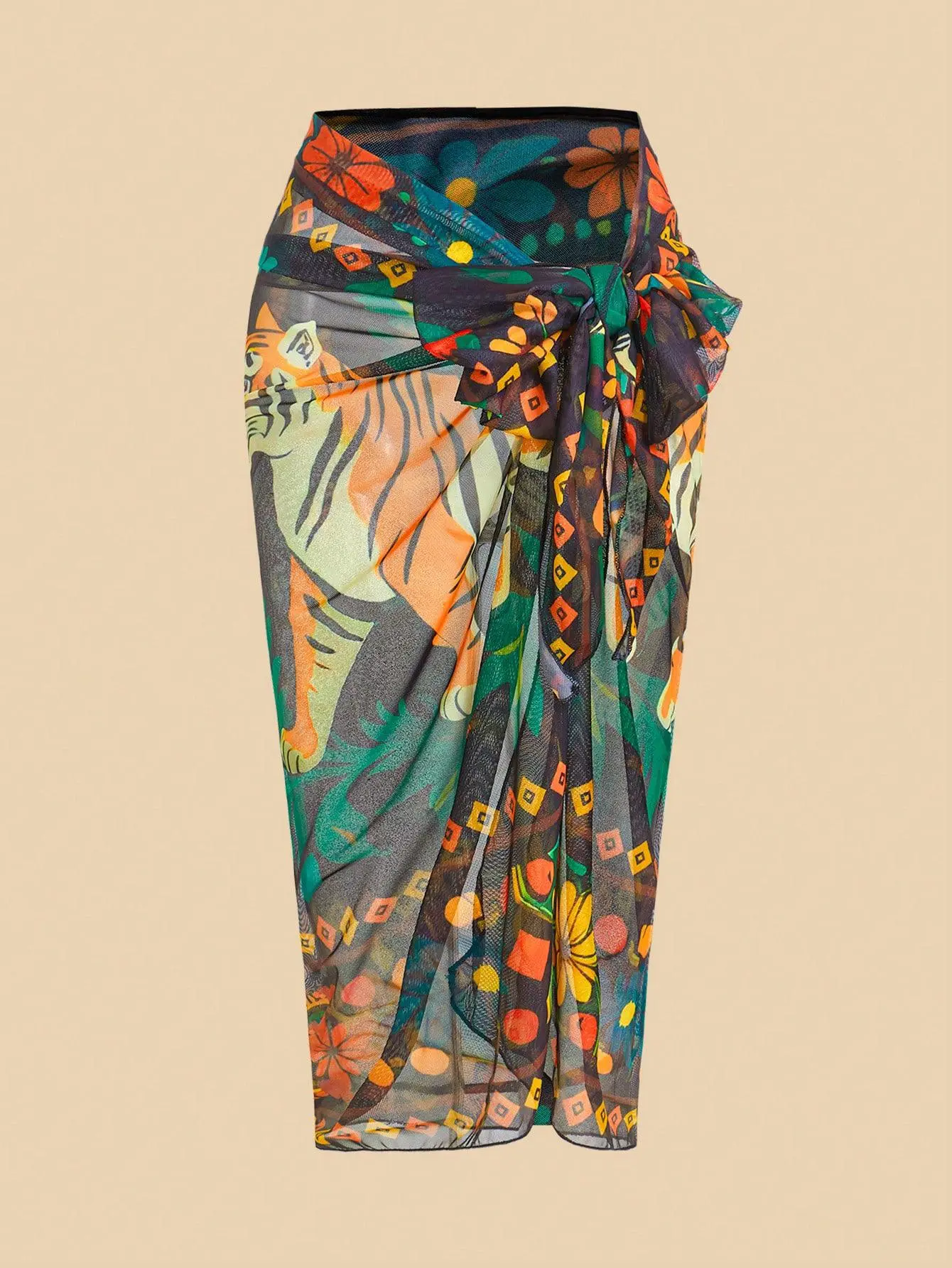 Multicolor Cover up SHEIN