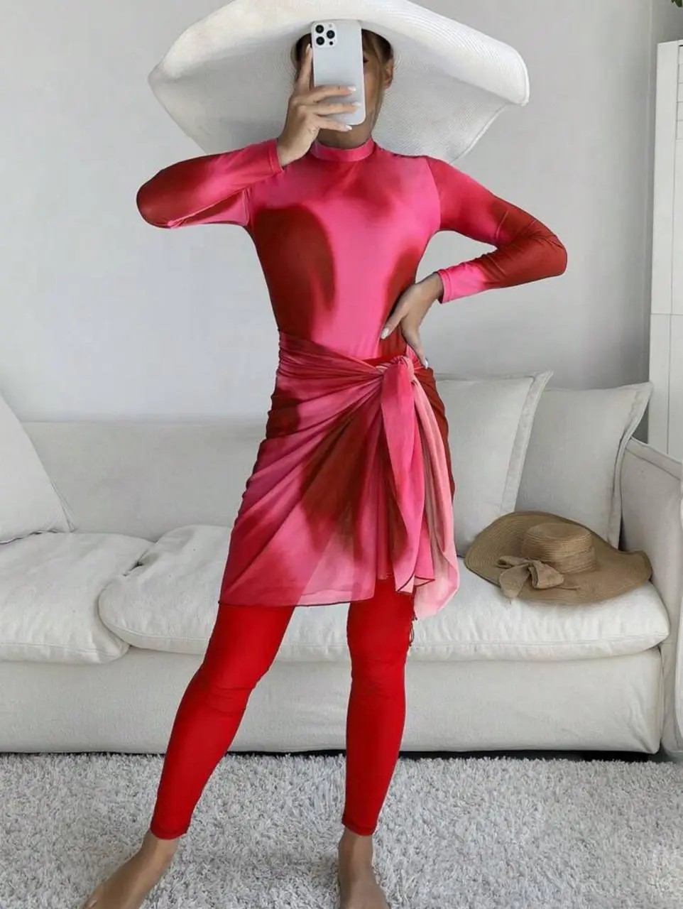 3Pcs Burkini Swimsuit