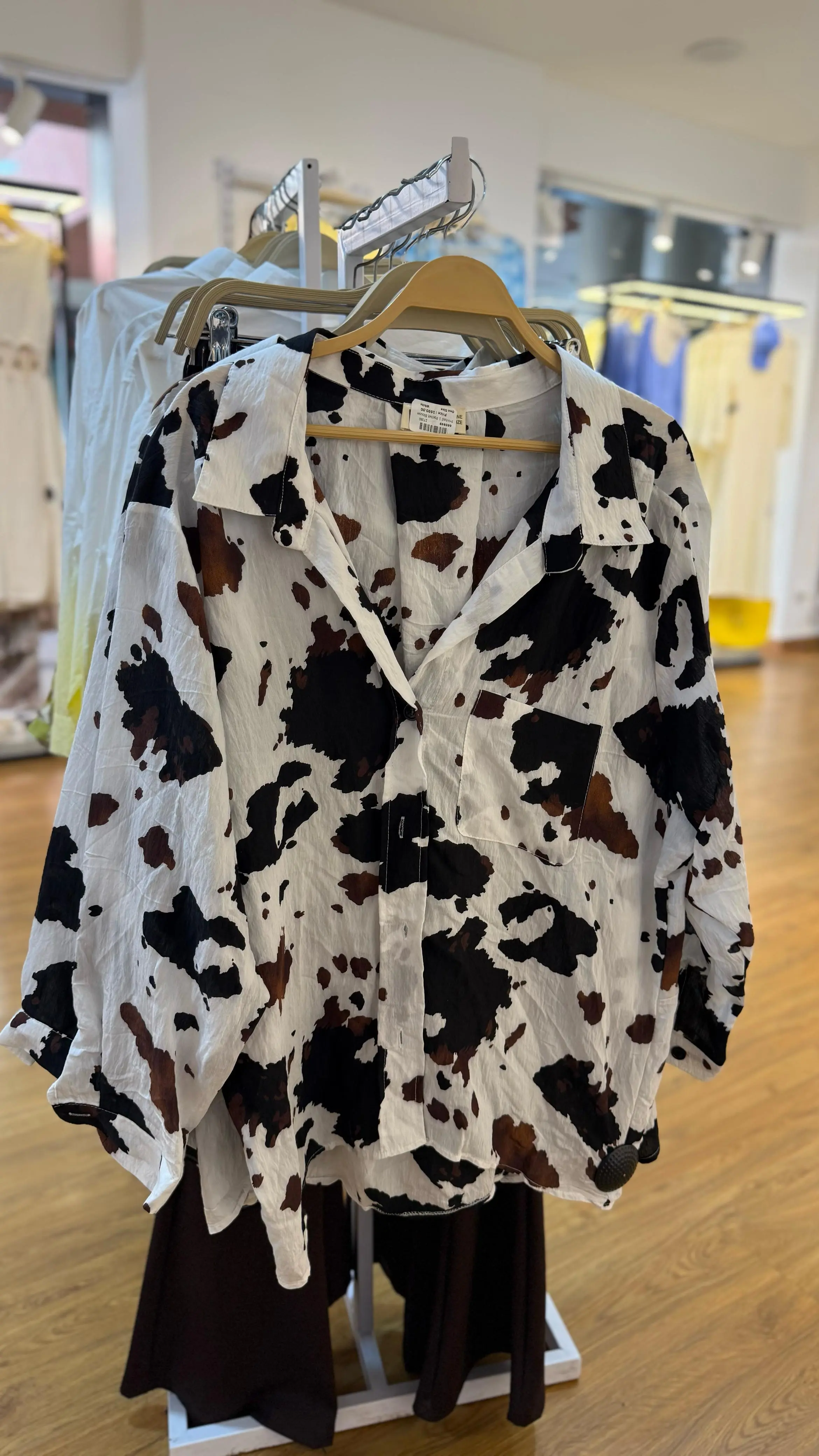 Printed 1 Pocket Blouse